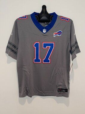 Josh Allen #17 Buffalo Bills 2026 Nickel City Jersey All Patches Men's Sizes
